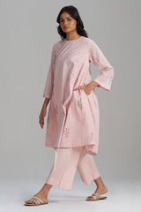 Rose Pink Mul-Mul Co-ord Set