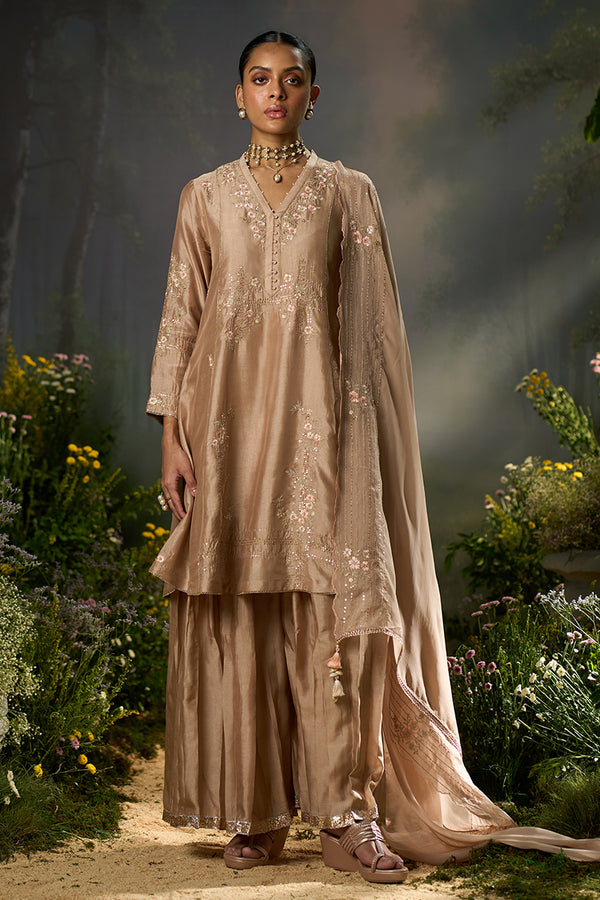 Ginger Root Festive Sharara-Kurta Set