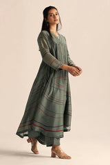 Buy Cilantro Green Silk Co-Ord Set for Women