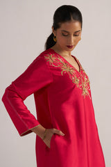 Virtual Pink Festive Co-ord Set