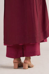 Burgundy and Cherries Jubilee Festive Co-ord Set