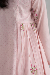 Rose Pink Mul-Mul Co-ord Set