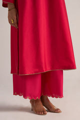 Virtual Pink Festive Co-ord Set