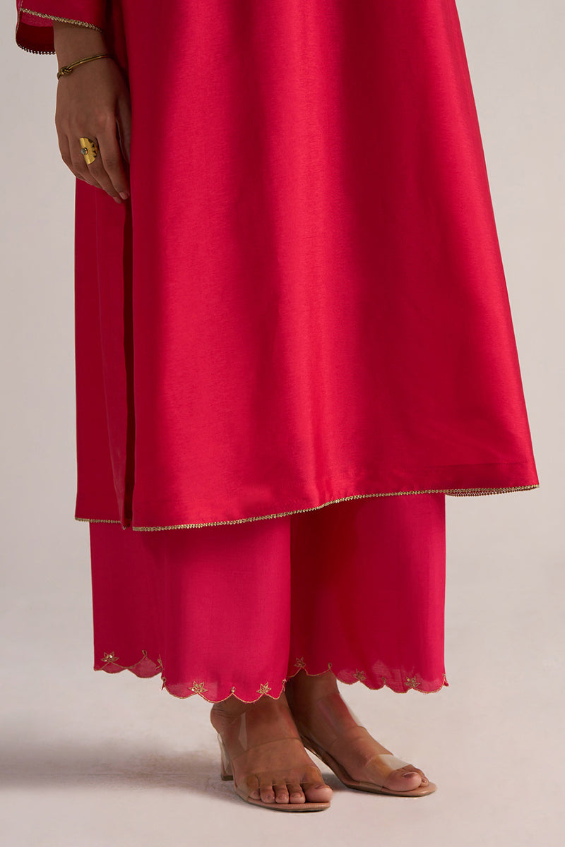 Virtual Pink Festive Co-ord Set