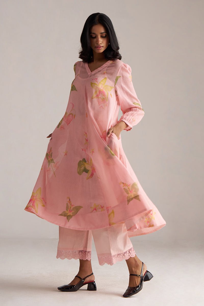 Powder Pink Kota Co-ord Set