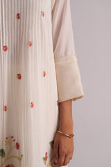 Ivory Jamdani Woven Pure Cotton Co-ord Set