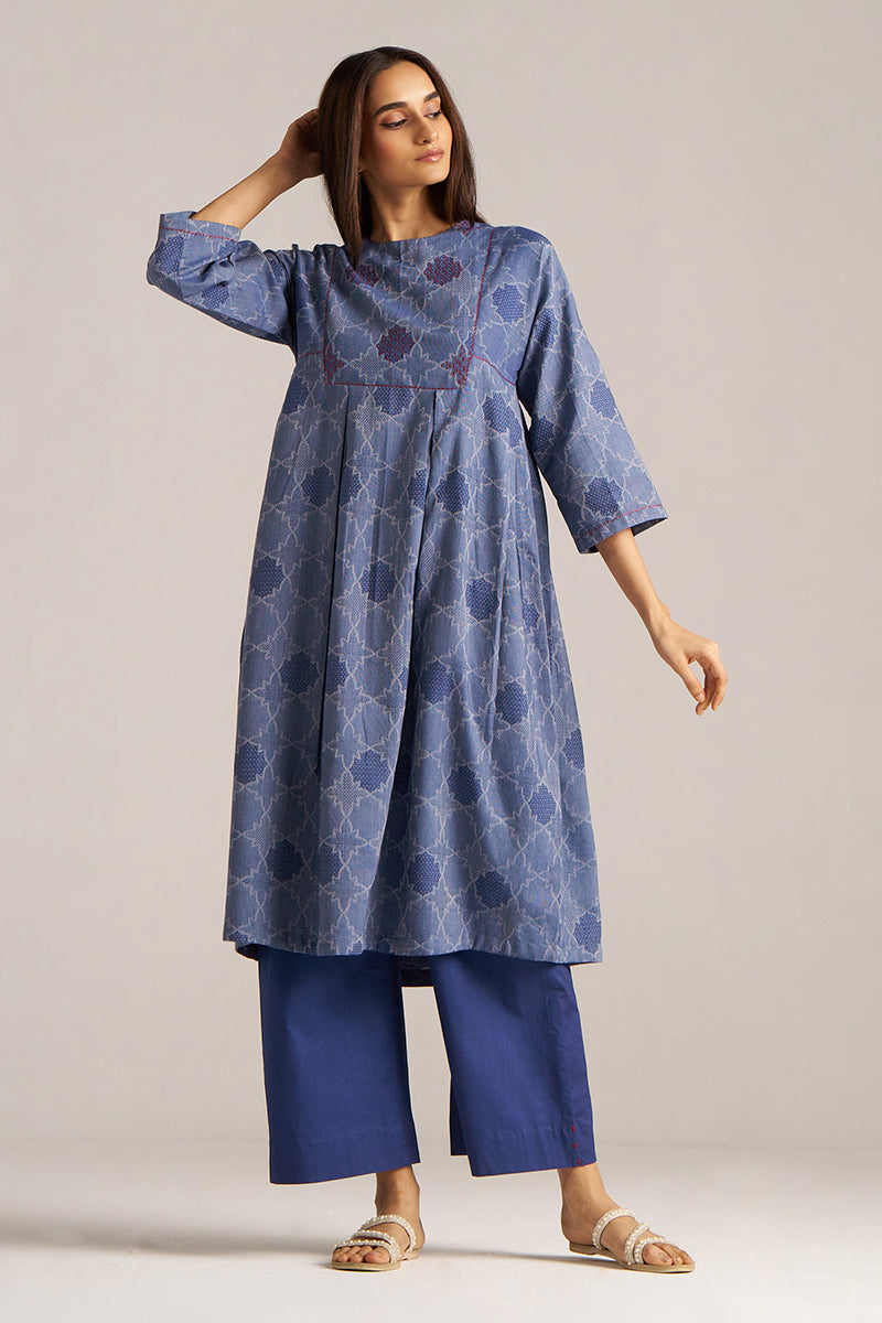 Denim Blue Woven Co-ord Set
