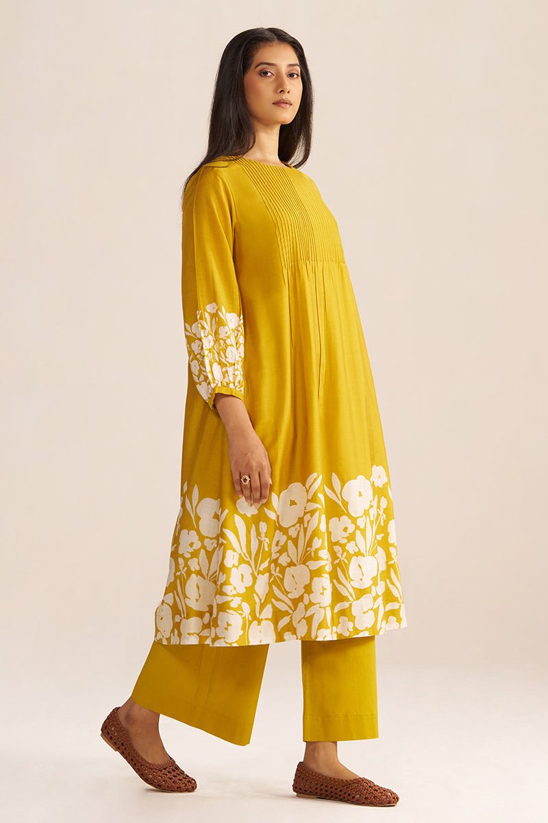 Mustard Yellow Co-ord Set - Ganga Fashions