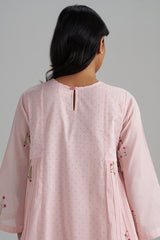 Rose Pink Mul-Mul Co-ord Set