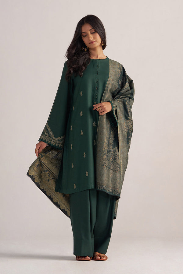 Pine Grove Pashmina Kurta Set