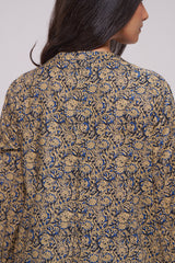 Black and Blue Cotton Top