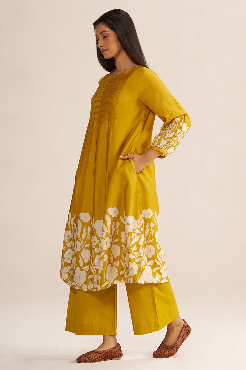 Mustard Yellow Co-ord Set - Ganga Fashions