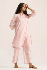 Pink and Ivory Pure Cotton Loungewear