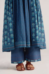 Dark Denim Mul Cotton Co-ord Set