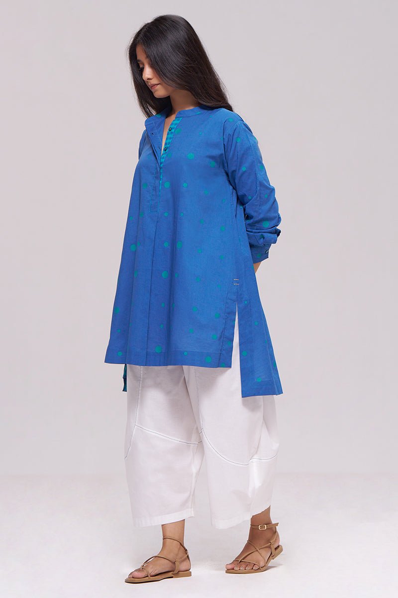 Denim Blue Pure Cotton Co-ord Set