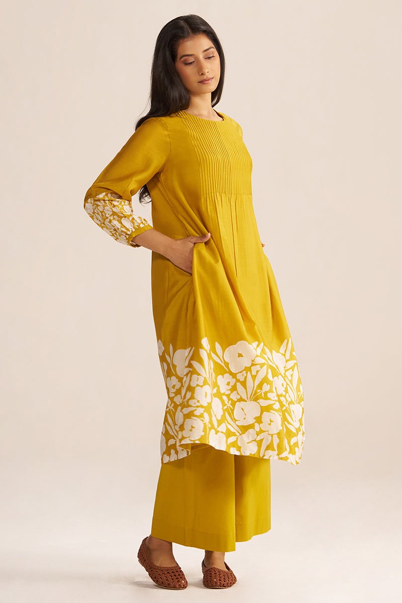 Mustard Yellow Co-ord Set - Ganga Fashions