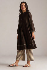 Dark Chocolate Brown and Beige Co-ord Set