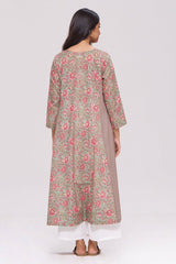 Basil Green and Pink Cotton Co-ord Set