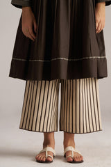 Dark Chocolate Brown and Beige Co-ord Set