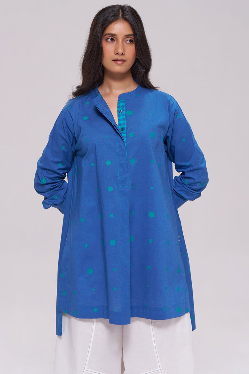 Denim Blue Pure Cotton Co-ord Set