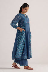 Dark Denim Mul Cotton Co-ord Set