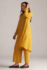 Yolk Yellow Linen Co-ord Set