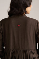 Dark Chocolate Brown and Beige Co-ord Set