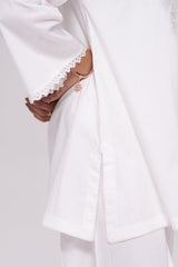 White Cotton Co-ord Set