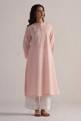 front full body view Soft Lotus Pink Cotton Co-ord Set