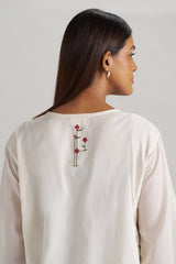 Ivory Mul-Mul Co-ord Set