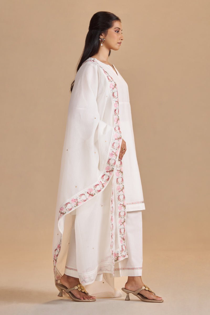 Ivory Festive Kurta Set - Ganga Fashions