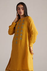 Yolk Yellow Linen Co-ord Set