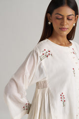 Ivory Mul-Mul Co-ord Set