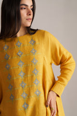 Yolk Yellow Linen Co-ord Set