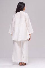 Natural White Pure Linen Co-ord Set