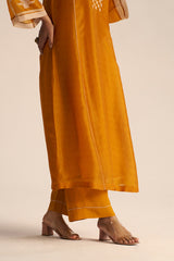 Nugget Yellow Silk Co-ord Set