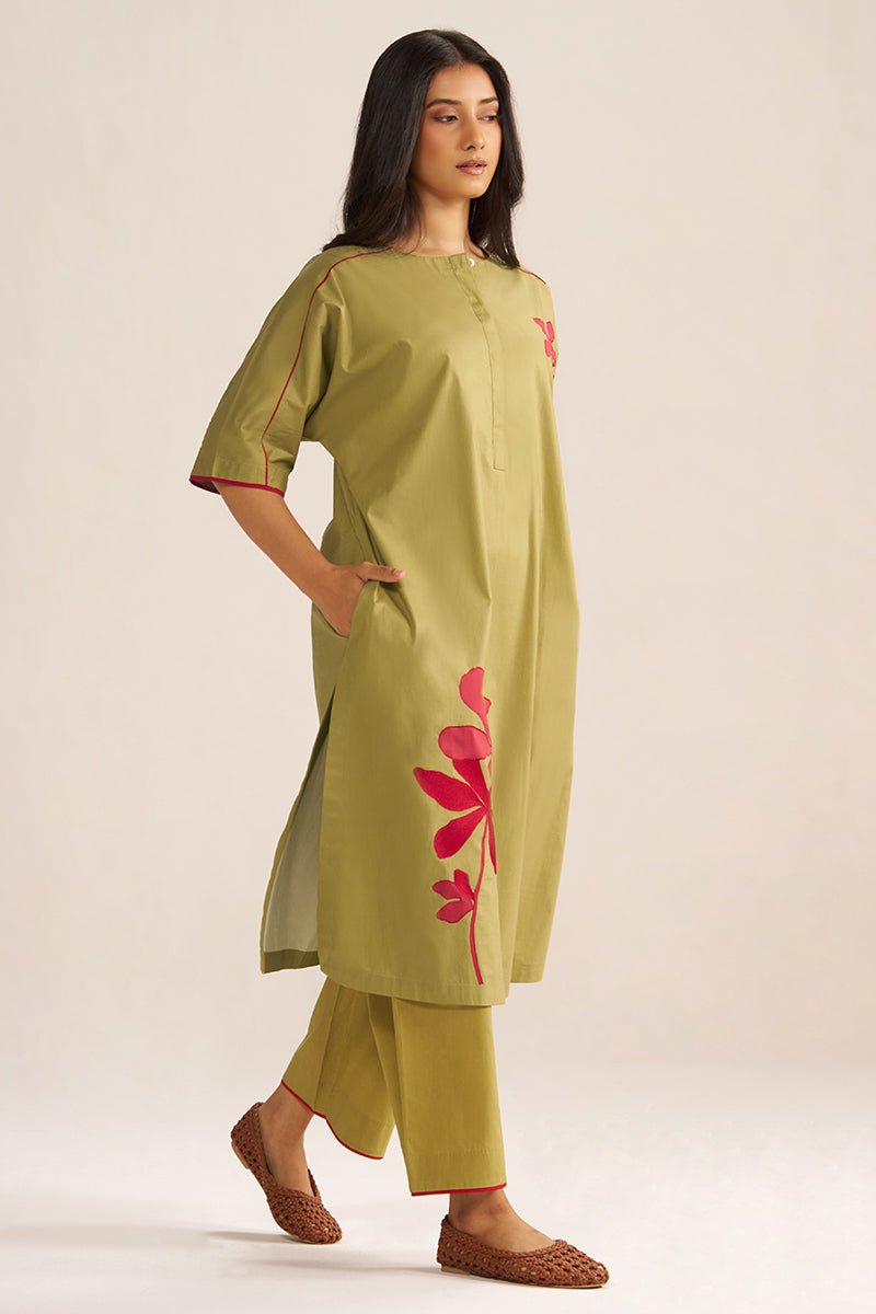 Burnished Gold Co-ord Set - Ganga Fashions
