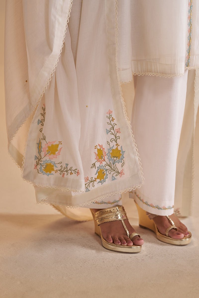 Gardenia Chanderi Festive Kurta Set - Ganga Fashions