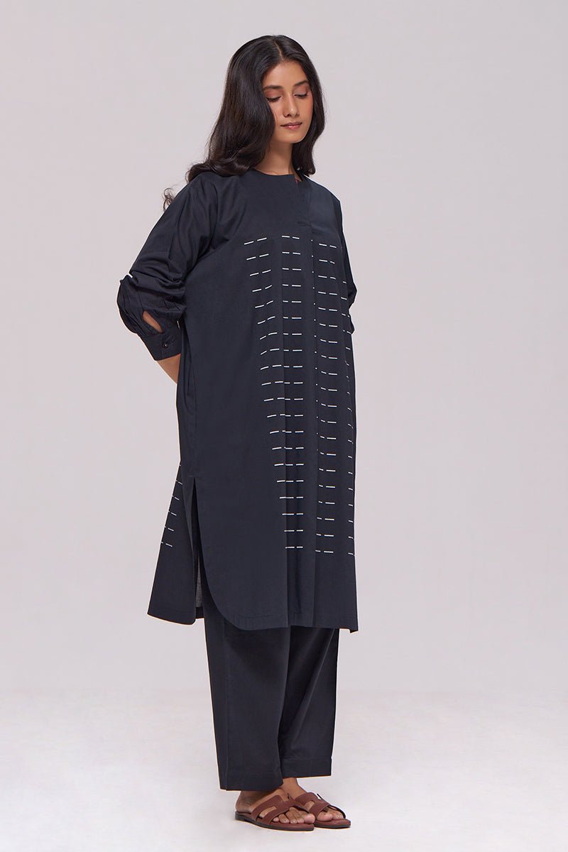 Black Pure Cotton Co-ord Set