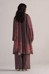 Plum Truffle Pashmina Kurta Set