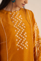 Nugget Yellow Silk Co-ord Set