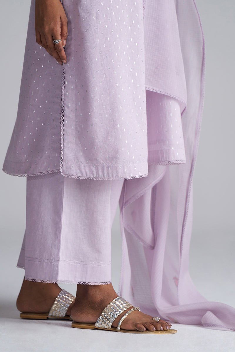 Iris Cotton Dobby Kurta Set