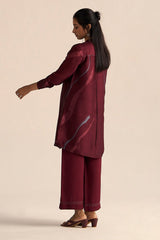 Buy Cordovan Silk Co-Ord Set for Women