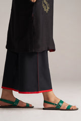 Black Linen Co-ord Set