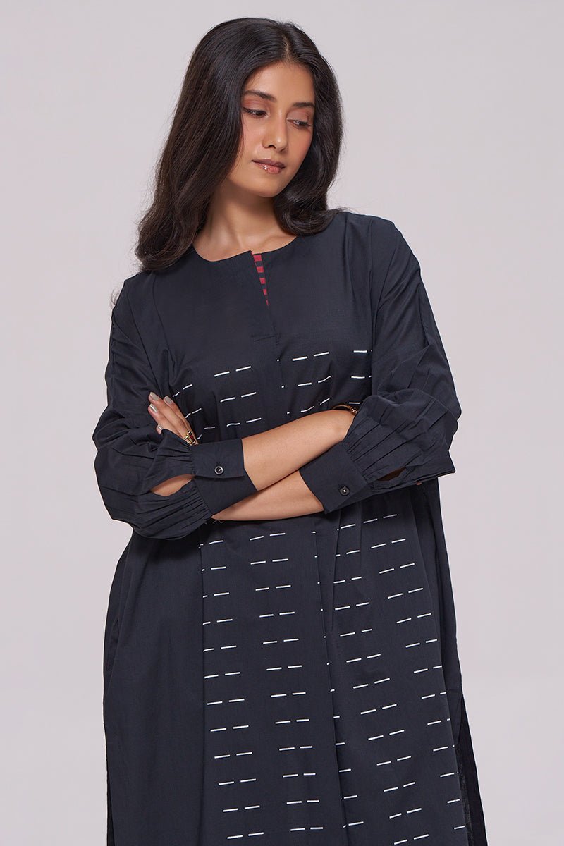 Black Pure Cotton Co-ord Set