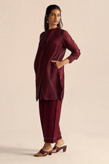 Buy Cordovan Silk Co-Ord Set for Women