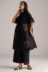 Black Linen Co-ord Set