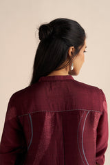 Buy Cordovan Silk Co-Ord Set for Women