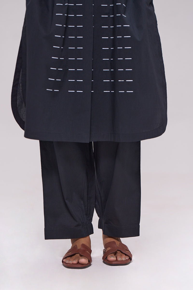 Black Pure Cotton Co-ord Set