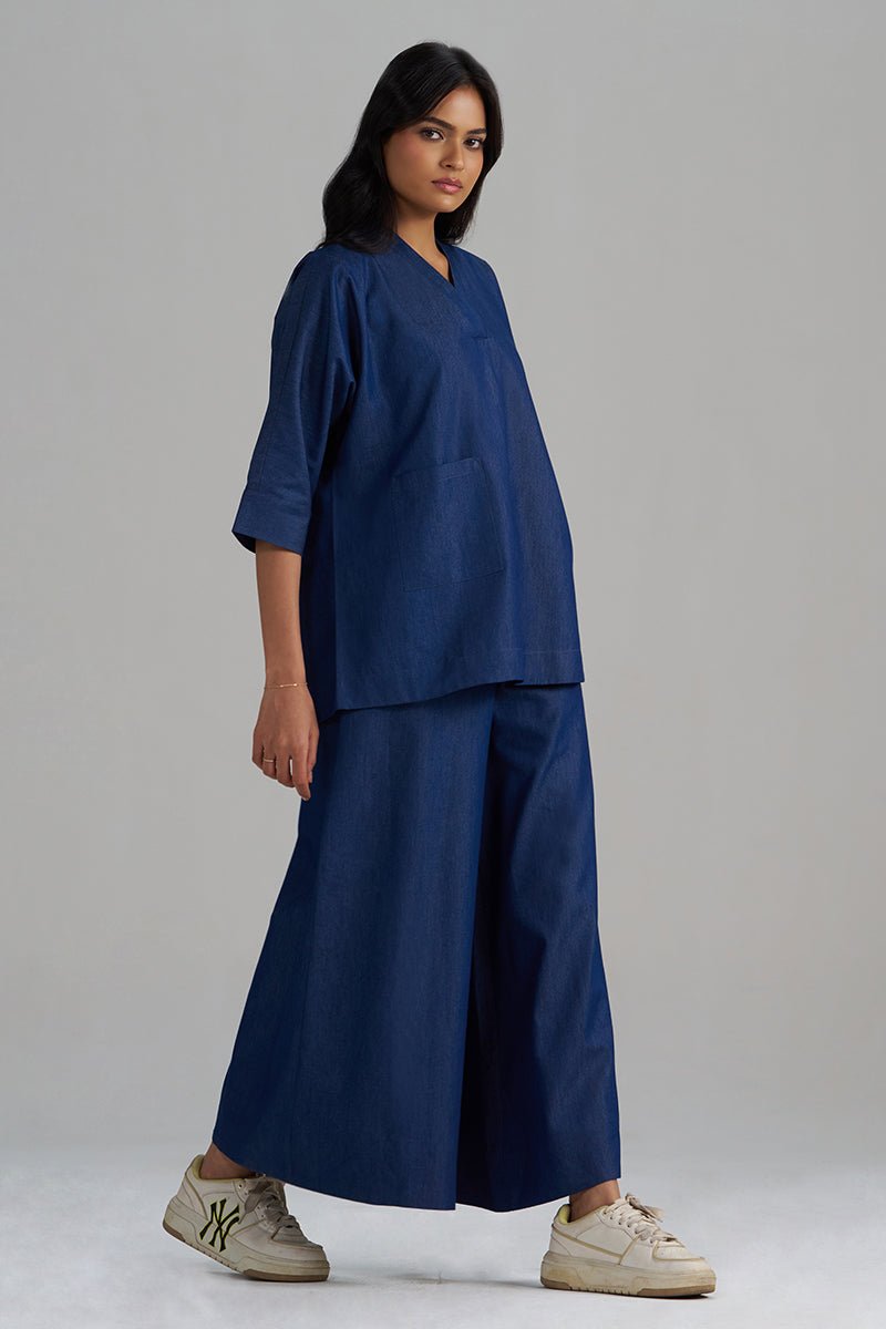 Denim Blue Co-ord Set